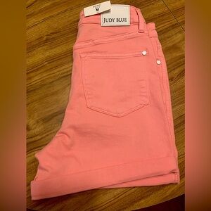 (Sold)NWT* Judy Blue Pink Shorts Medium